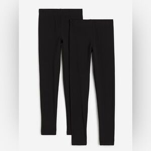 Kids Black Leggings set 2